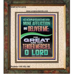 GREAT ARE THY TENDER MERCIES O LORD  Unique Scriptural Picture  GWFAITH12218  "16x18"