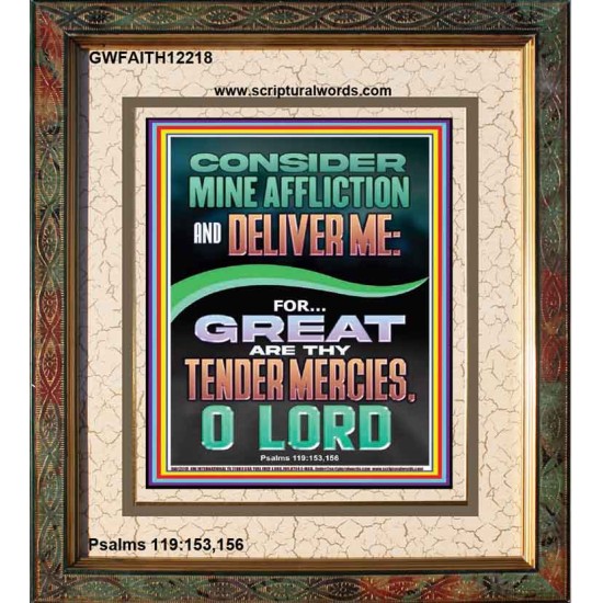 GREAT ARE THY TENDER MERCIES O LORD  Unique Scriptural Picture  GWFAITH12218  