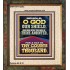 LOOK UPON THE FACE OF THINE ANOINTED O GOD  Contemporary Christian Wall Art  GWFAITH12242  "16x18"