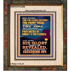 THE FIERY TRIAL WHICH IS TO TRY YOU  Christian Paintings  GWFAITH12259  "16x18"