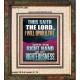 I WILL UPHOLD THEE WITH THE RIGHT HAND OF MY RIGHTEOUSNESS  Christian Quote Portrait  GWFAITH12267  