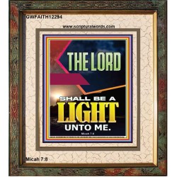 BE A LIGHT UNTO ME  Bible Verse Portrait  GWFAITH12294  "16x18"