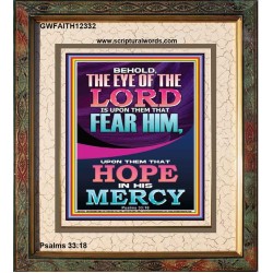 THEY THAT HOPE IN HIS MERCY  Unique Scriptural ArtWork  GWFAITH12332  "16x18"