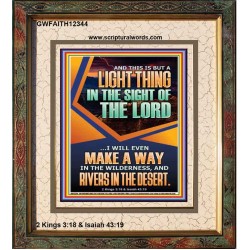 A WAY IN THE WILDERNESS AND RIVERS IN THE DESERT  Unique Bible Verse Portrait  GWFAITH12344  