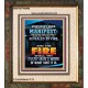 FIRE SHALL TRY EVERY MAN'S WORK  Ultimate Inspirational Wall Art Portrait  GWFAITH9990  