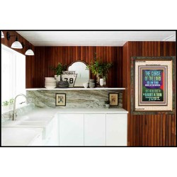 THE LORD BLESSED THE HABITATION OF THE JUST  Large Scriptural Wall Art  GWFAITH12399  "16x18"