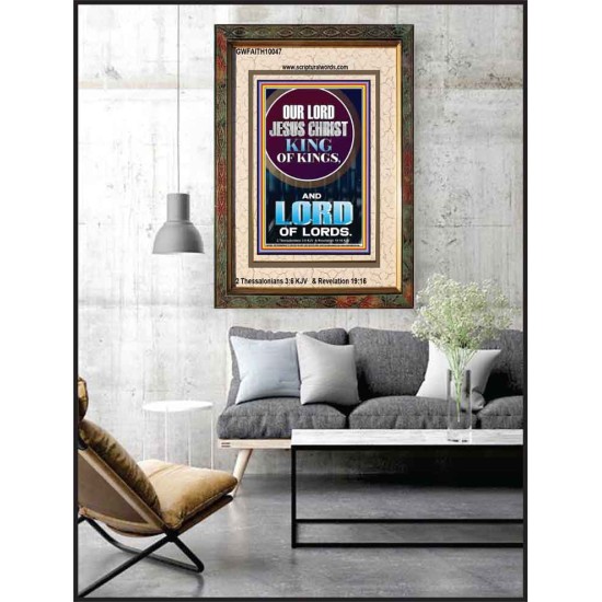 JESUS CHRIST - KING OF KINGS LORD OF LORDS   Bathroom Wall Art  GWFAITH10047  