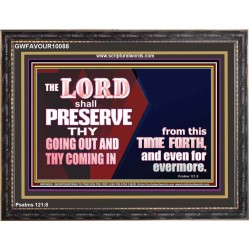 THY GOING OUT AND COMING IN IS PRESERVED  Wall Décor  GWFAVOUR10088  "45X33"