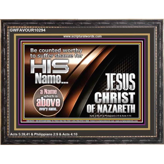 BE COUNTED WORTHY OF THE LORD  Décor Art Works  GWFAVOUR10294  