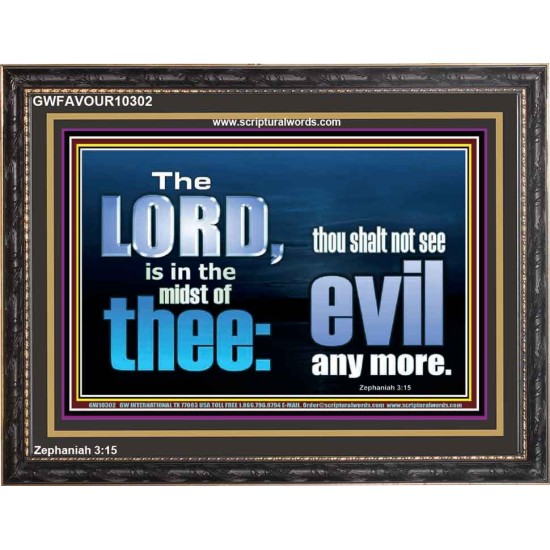 THOU SHALL NOT SEE EVIL ANY MORE  Unique Scriptural ArtWork  GWFAVOUR10302  