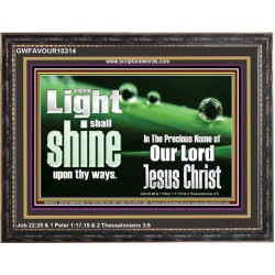 THE LIGHT SHINE UPON THEE  Custom Wall Décor  GWFAVOUR10314  "45X33"