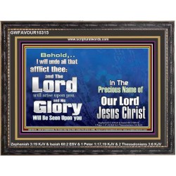 HIS GLORY SHALL BE SEEN UPON YOU  Custom Art and Wall Décor  GWFAVOUR10315  "45X33"