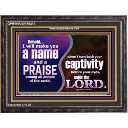YOU WILL BE A PRAISE AMONG MEN  Custom Art Work  GWFAVOUR10316  "45X33"