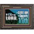 SERVE THE LORD IN SINCERITY AND TRUTH  Custom Inspiration Bible Verse Wooden Frame  GWFAVOUR10322  "45X33"