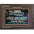 HATE EVIL YOU WHO LOVE THE LORD  Children Room Wall Wooden Frame  GWFAVOUR10378  "45X33"