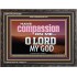 HAVE COMPASSION ON ME O LORD MY GOD  Ultimate Inspirational Wall Art Wooden Frame  GWFAVOUR10389  "45X33"