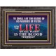 LIFE OF FLESH IS THE BLOOD EAT NO MANNER OF FLESH WITH BLOOD  Church Wooden Frame  GWFAVOUR10422  