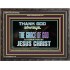 THANKING GOD ALWAYS OPENS GREATER DOOR  Scriptural Décor Wooden Frame  GWFAVOUR10442  "45X33"