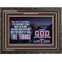 WHAT THE LORD GOD HAS PREPARE FOR THOSE WHO LOVE HIM  Scripture Wooden Frame Signs  GWFAVOUR10453  "45X33"