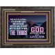 WHAT THE LORD GOD HAS PREPARE FOR THOSE WHO LOVE HIM  Scripture Wooden Frame Signs  GWFAVOUR10453  