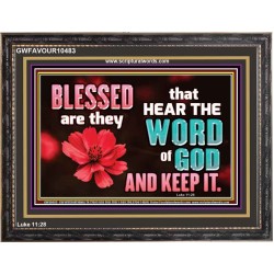 BE DOERS AND NOT HEARER OF THE WORD OF GOD  Bible Verses Wall Art  GWFAVOUR10483  "45X33"