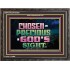 CHOSEN AND PRECIOUS IN THE SIGHT OF GOD  Modern Christian Wall Décor Wooden Frame  GWFAVOUR10494  "45X33"