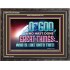 O GOD WHO HAS DONE GREAT THINGS  Scripture Art Wooden Frame  GWFAVOUR10508  "45X33"