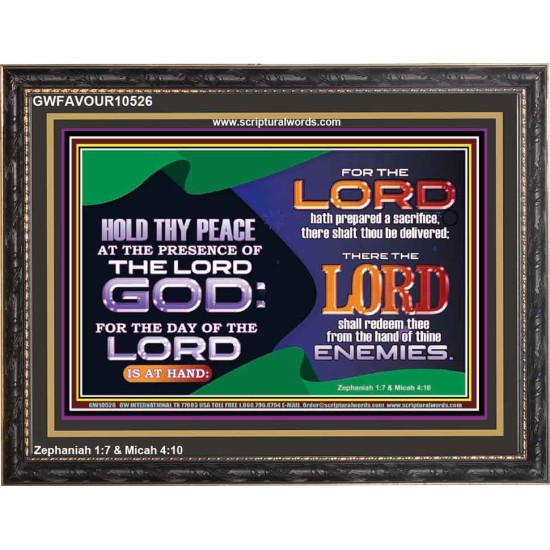 THE DAY OF THE LORD IS AT HAND  Church Picture  GWFAVOUR10526  