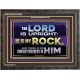 THE LORD IS UPRIGHT AND MY ROCK  Church Wooden Frame  GWFAVOUR10535  