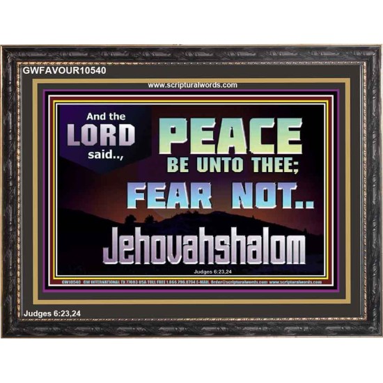 JEHOVAHSHALOM PEACE BE UNTO THEE  Christian Paintings  GWFAVOUR10540  