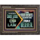 CHRIST JESUS OUR RIGHTEOUSNESS  Encouraging Bible Verse Wooden Frame  GWFAVOUR10554  