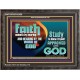 FAITH COMES BY HEARING THE WORD OF CHRIST  Christian Quote Wooden Frame  GWFAVOUR10558  