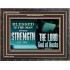 BLESSED IS THE MAN WHOSE STRENGTH IS IN THE LORD  Christian Paintings  GWFAVOUR10560  "45X33"