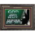 GOD SHALL GIVE YOU AN ANSWER OF PEACE  Christian Art Wooden Frame  GWFAVOUR10569  "45X33"