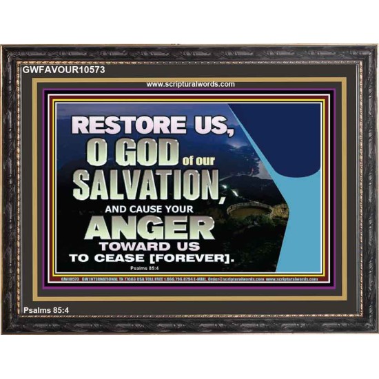 GOD OF OUR SALVATION  Scripture Wall Art  GWFAVOUR10573  