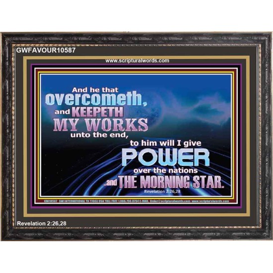 SEEK THE MORNING STAR CROWN OF GLORY  Wall & Art Décor  GWFAVOUR10587  