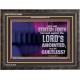 WHO CAN STRETCH FORTH HIS HAND AGAINST THE LORD'S ANOINTED  Unique Scriptural ArtWork  GWFAVOUR10604  