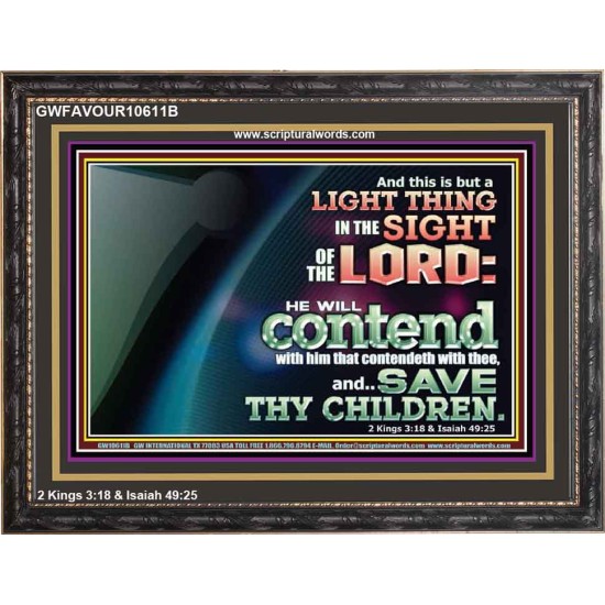 LIGHT THING IN THE SIGHT OF THE LORD  Unique Scriptural ArtWork  GWFAVOUR10611B  