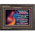 YOU WILL GO OUT WITH JOY AND BE GUIDED IN PEACE  Custom Inspiration Bible Verse Wooden Frame  GWFAVOUR10618  "45X33"