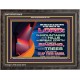 YOU WILL GO OUT WITH JOY AND BE GUIDED IN PEACE  Custom Inspiration Bible Verse Wooden Frame  GWFAVOUR10618  
