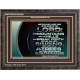GO OUT WITH CELEBRATION AND BACK IN PEACE  Unique Bible Verse Wooden Frame  GWFAVOUR10618B  