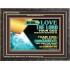DO YOU LOVE THE LORD WITH ALL YOUR HEART AND SOUL. FEAR HIM  Bible Verse Wall Art  GWFAVOUR10632  "45X33"