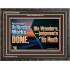 REMEMBER HIS WONDERS AND THE JUDGMENTS OF HIS MOUTH  Church Wooden Frame  GWFAVOUR10659  "45X33"