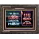 THE LORD IS TO BE FEARED ABOVE ALL GODS  Righteous Living Christian Wooden Frame  GWFAVOUR10666  