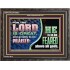 THE LORD IS GREAT AND GREATLY TO BE PRAISED  Unique Scriptural Wooden Frame  GWFAVOUR10681  "45X33"