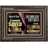 O PEOPLE SAVED BY THE LORD  Children Room Wall Wooden Frame  GWFAVOUR10699  "45X33"