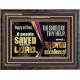 O PEOPLE SAVED BY THE LORD  Children Room Wall Wooden Frame  GWFAVOUR10699  