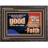 DO GOOD UNTO ALL MEN ESPECIALLY THE HOUSEHOLD OF FAITH  Church Wooden Frame  GWFAVOUR10707  "45X33"