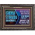 JEHOVAH  EL SHADDAI GOD ALMIGHTY OUR REFUGE AND STRENGTH  Ultimate Power Wooden Frame  GWFAVOUR10713  "45X33"