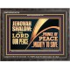 JEHOVAHSHALOM THE LORD OUR PEACE PRINCE OF PEACE  Church Wooden Frame  GWFAVOUR10716  